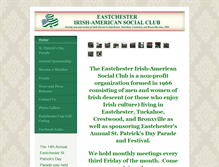 Tablet Screenshot of eastchesterirish.org